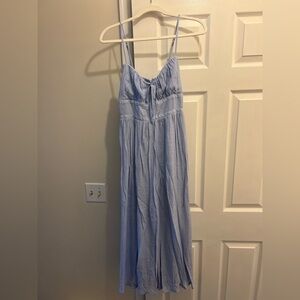 Light Blue Women's Midi Dress